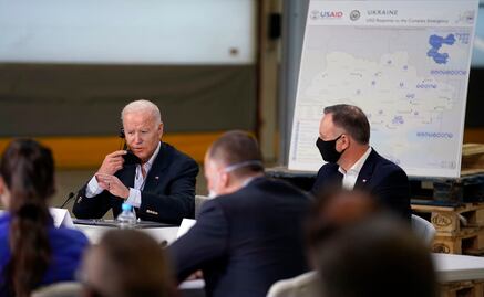 Joe Biden, "decepcionado" por no poder cruzar a Ucrania ante guerra con Rusia