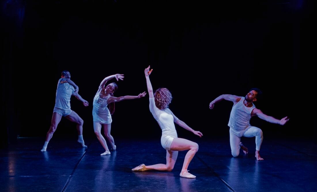 Como la mayoría de las piezas de la compañía, Threads, de Clausen-Knight y Pett, es poco narrativa y se centra en lo visual. Foto: Los Corpógrafos