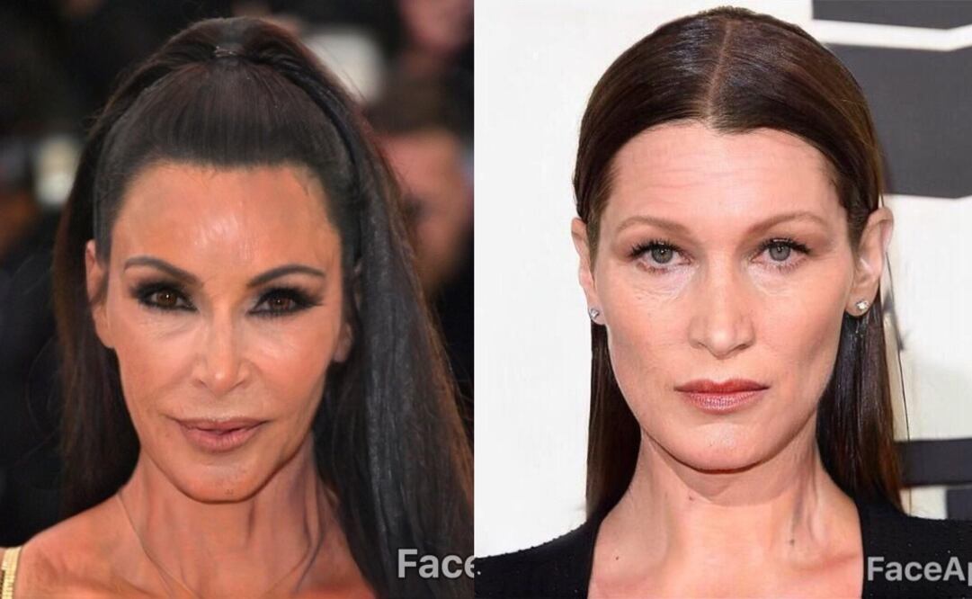 Las celebridades favoritas de la moda como nunca antes las habías visto. Foto: FaceApp
