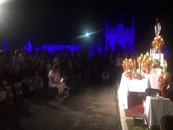 Realizan “Paseo de las Ánimas” en Yucatán