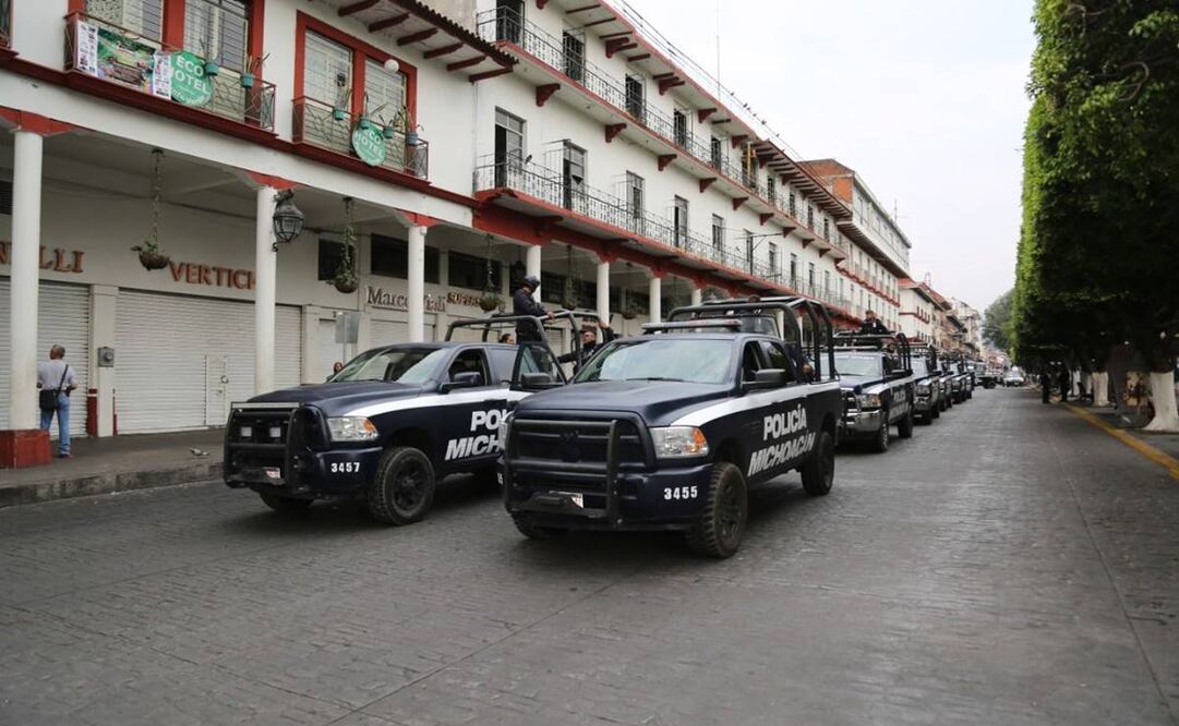 Los agentes policiales harán recorridos de prevención y disuasión del delito en todo el territorio michoacano. Foto: Archivo/EL UNIVERSAL
