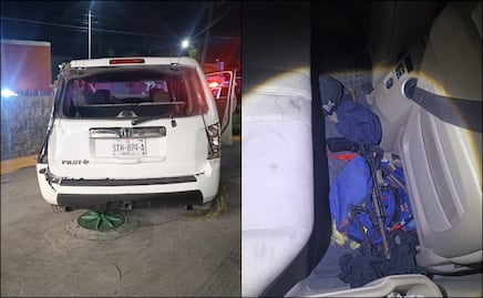 Atacan a balazos a policías municipales de Apodaca, Nuevo León; los agresores huyeron