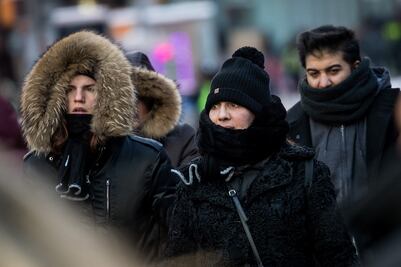 Frío ártico invade la costa este de EU tras intenso "ciclón bomba"