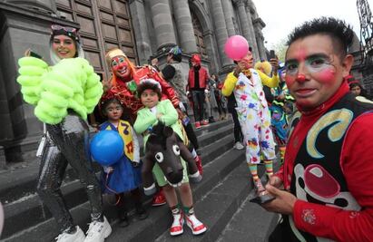 Día del Payaso: Recorren las calles de Toluca para celebrar; "buscamos mantener el oficio"