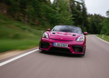 Porsche 718 Spyder RS, prueba de manejo internacional: Una despedida a cielo abierto