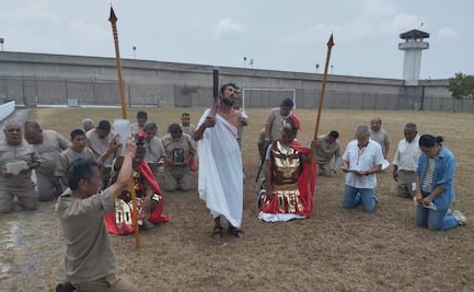 Presos realizan Viacrucis en cárcel de Altamira, Tamaulipas; directora expresa respeto a creencias religiosas