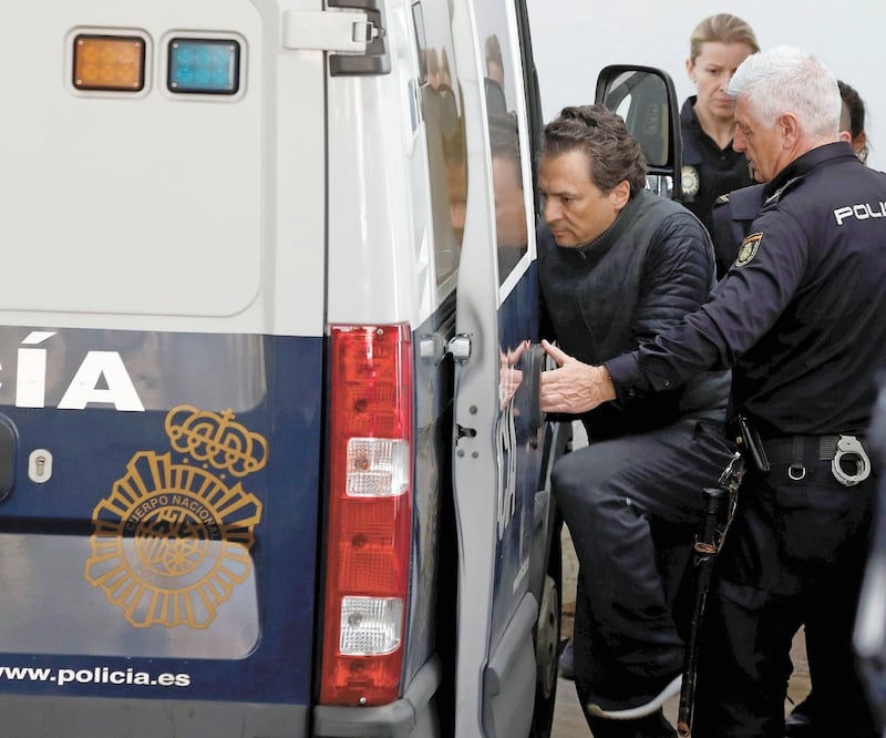 Emilio Lozoya, detenido en Málaga el 12 de febrero, seleccionará la próxima semana a los abogados que lo representarán en España. Foto: ARCHIVO EL UNIVERSAL
