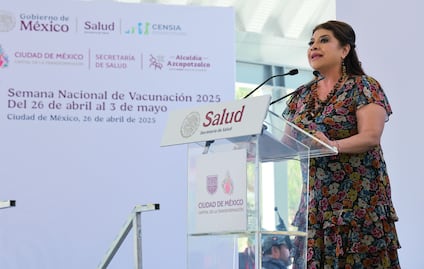 Clara Brugada encabeza la Semana Nacional de Vacunación 2025 en CDMX; habrá puestos fijos, semifijos y brigadas en toda la capital