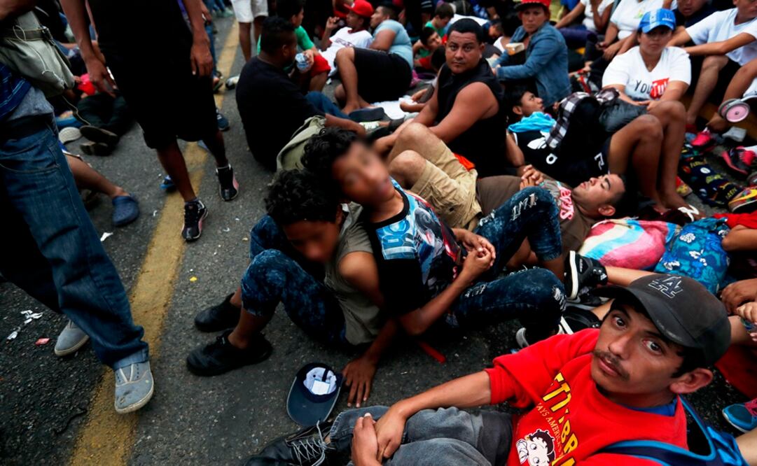 Migrantes centroamericanos. Foto: EFE
