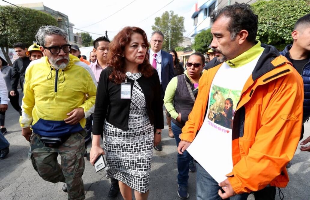 La fiscal de Tlalpan, Alicia Rosas, se presentó en Rancho Tamboreo en colonia Coapa. Foto: Ariel Ojeda/EL UNIVERSAL