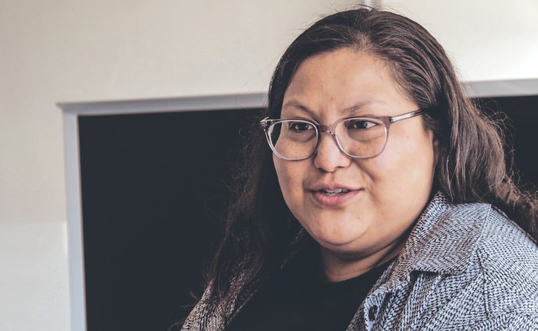 Citlalli Hernández, la primera titular de la Secretaría de Mujeres; “el reto es que las niñas tengan un futuro de paz”. Foto: de YARETZY M. OSNAYA. EL UNIVERSAL