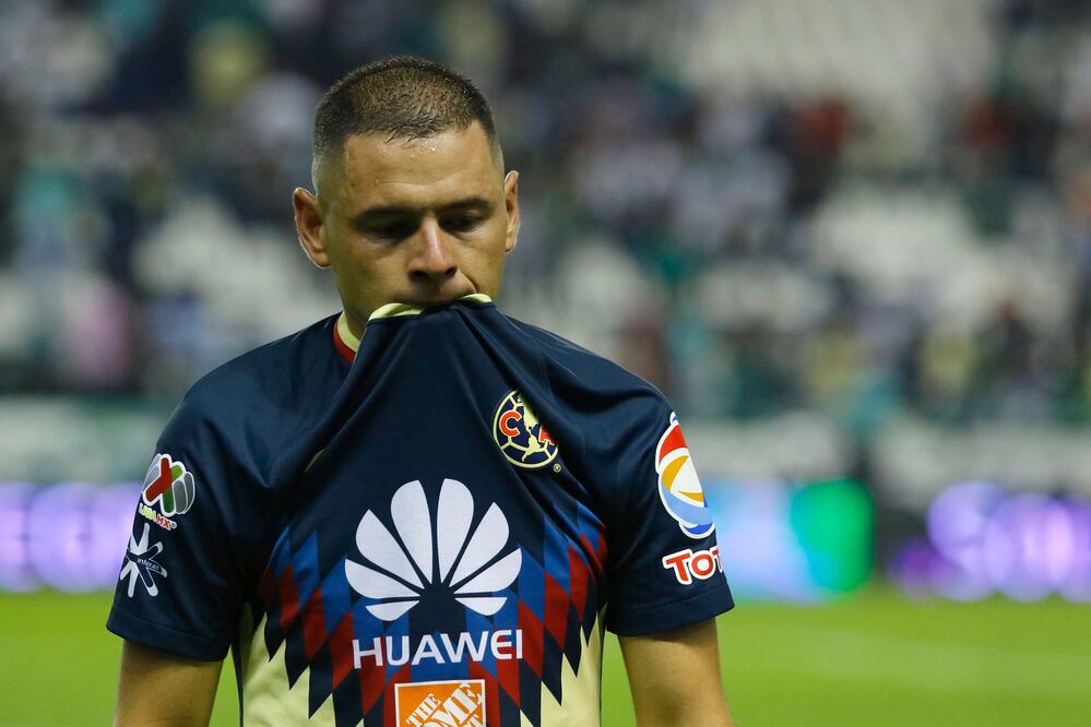 Imago7. Pablo Aguilar no puede creer en el resultado.