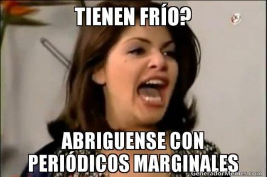 Los mejores memes para soportar las bajas temperaturas en la capital 