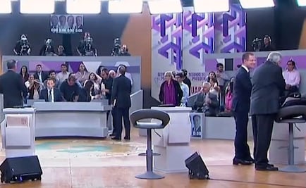 Tras choque en segundo debate, AMLO y Anaya se dan la mano