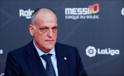 Javier Tebas, anunció su dimisión en la presidencia de la Liga Española