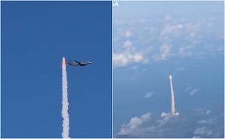 Artemis II despega y sorprende al mundo; videos muestran lanzamiento de la NASA desde un avión y hasta dentro de una casa