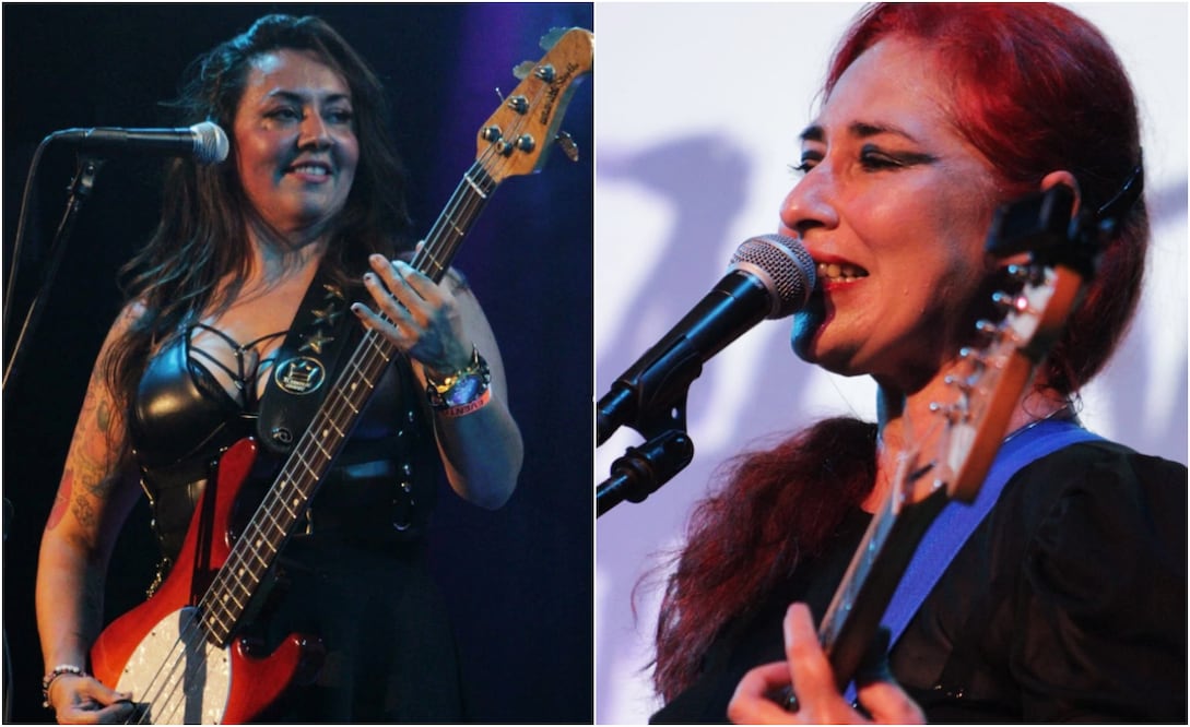 Las Ultrasónicas, grupo de rock, liderado por Rocksi Glam y Jenny Bombo.
Fotos: Instagram, vía @las_ultrasonicas