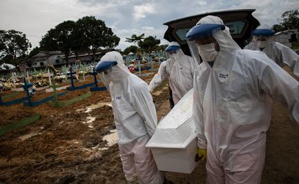 Brasil registra 56 mil contagios de Covid-19 en 24 horas y ya suma 9.3 millones de casos