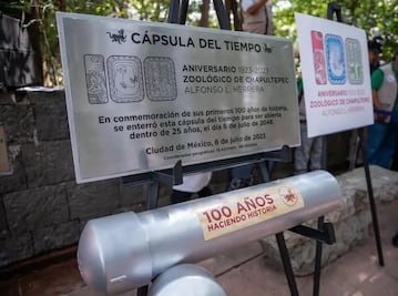 Zoológico de Chapultepec 100 años: ¿Qué contiene la "cápsula del tiempo" que se abrirá en 25 años?