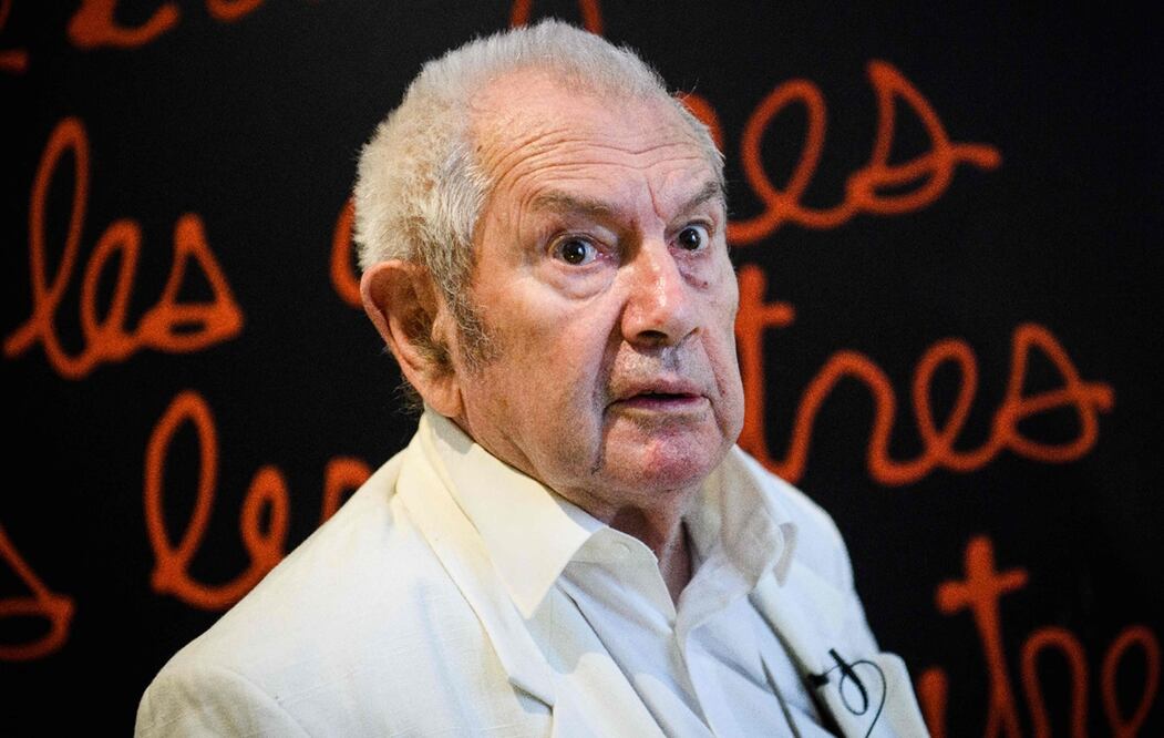 Ben Vautier, artista gráfico francosuizo.
Foto: AFP / Clement Mahoudeau