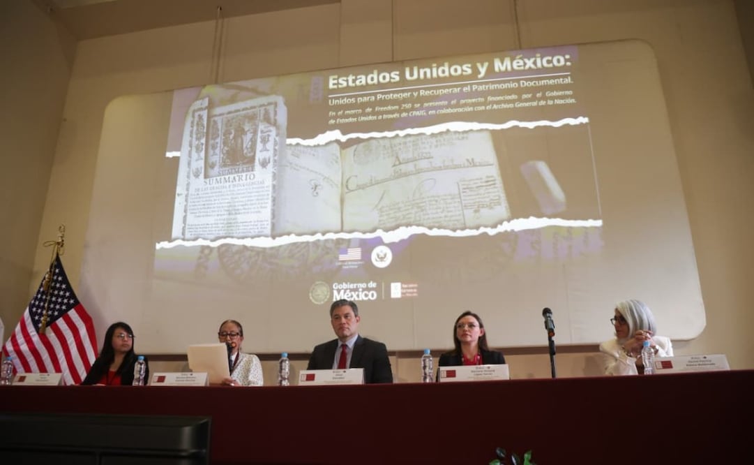 México y EU buscan recuperar y proteger el patrimonio documental (17/09/2026). Foto: Carlos Mejía / EL UNIVERSAL