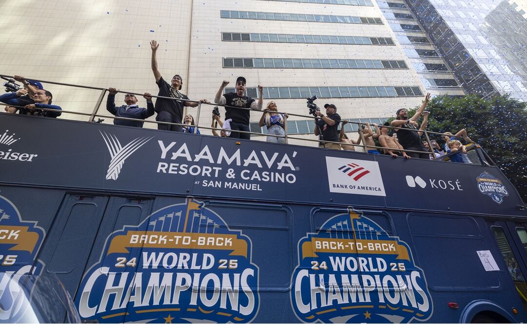 Dodgers celebran su bicampeonato con desfile junto a su afición / Foto: EFE