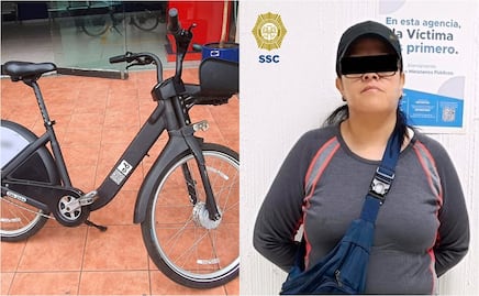 Detienen a mujer por robo de bicicleta del programa Ecobici en la alcaldía Cuauhtémoc