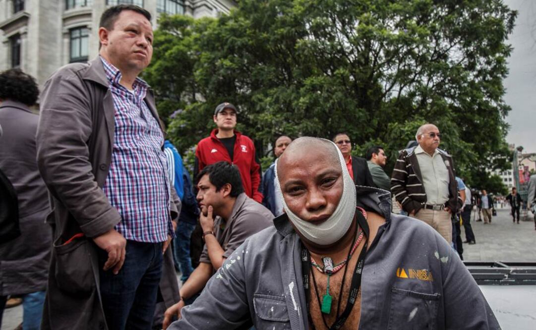 Trabajadores del recinto calculan que hay entre seis y diez lesionados y cuatro detenidos. FOTO: Yadín Xolalpa / EL UNIVERSAL