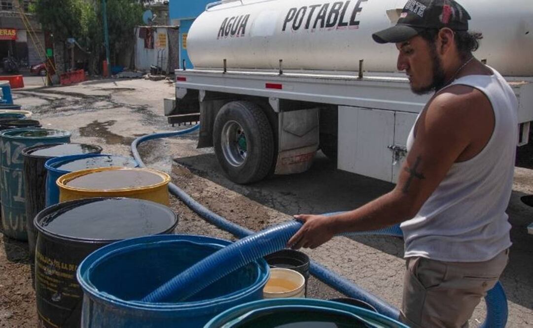 Con 150 pipas gratuitas se apoyará a las 151 colonias que no tendrán agua este fin de semana. Foto: Especial.