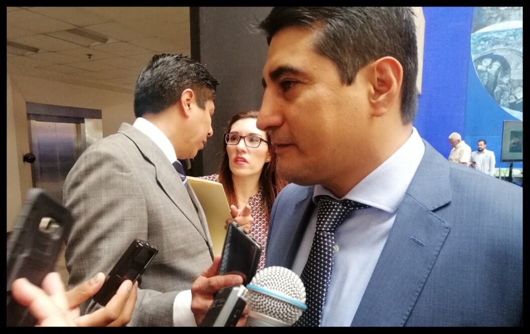 Érick Morales en el Foro para el reconocimiento de las necesidades para el deporte en el 2020. (Alain Arenas).