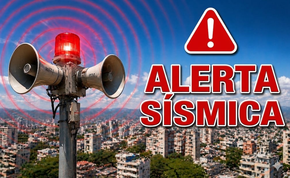 Primer Simulacro Nacional 2026. Foto: Creada con IA