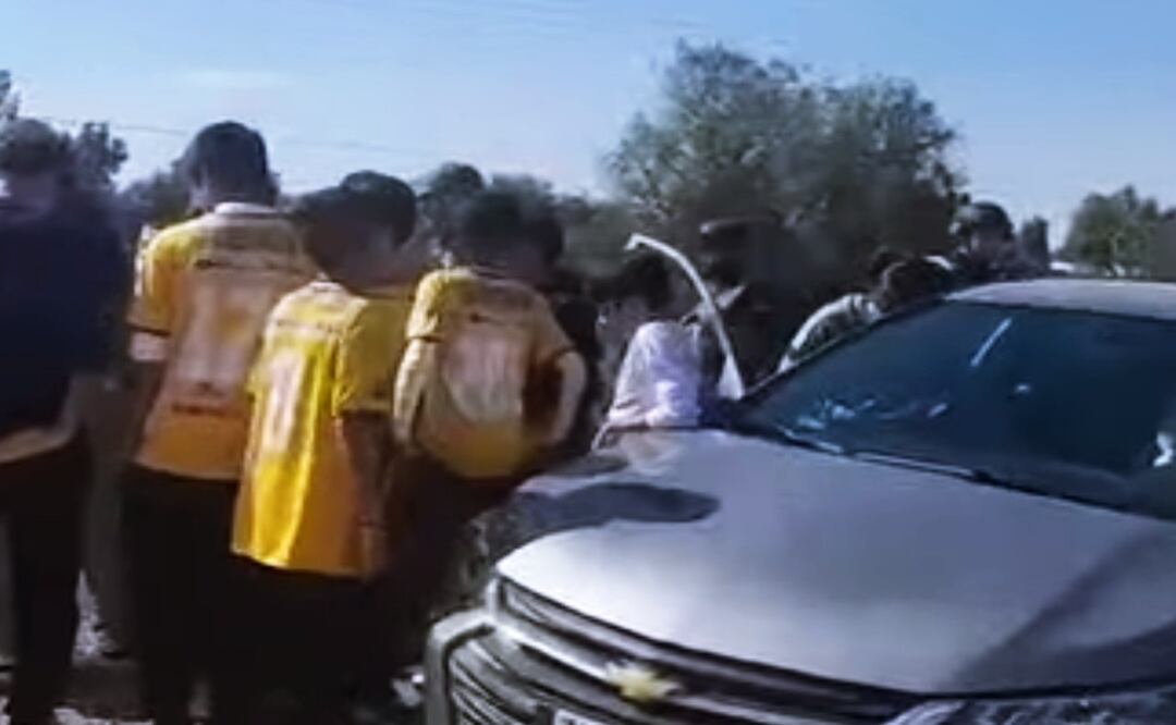 Niños futbolistas fueron secuestrados por varios sujetos armados, revela Fiscalía de SLP. Foto: Captura de pantalla
