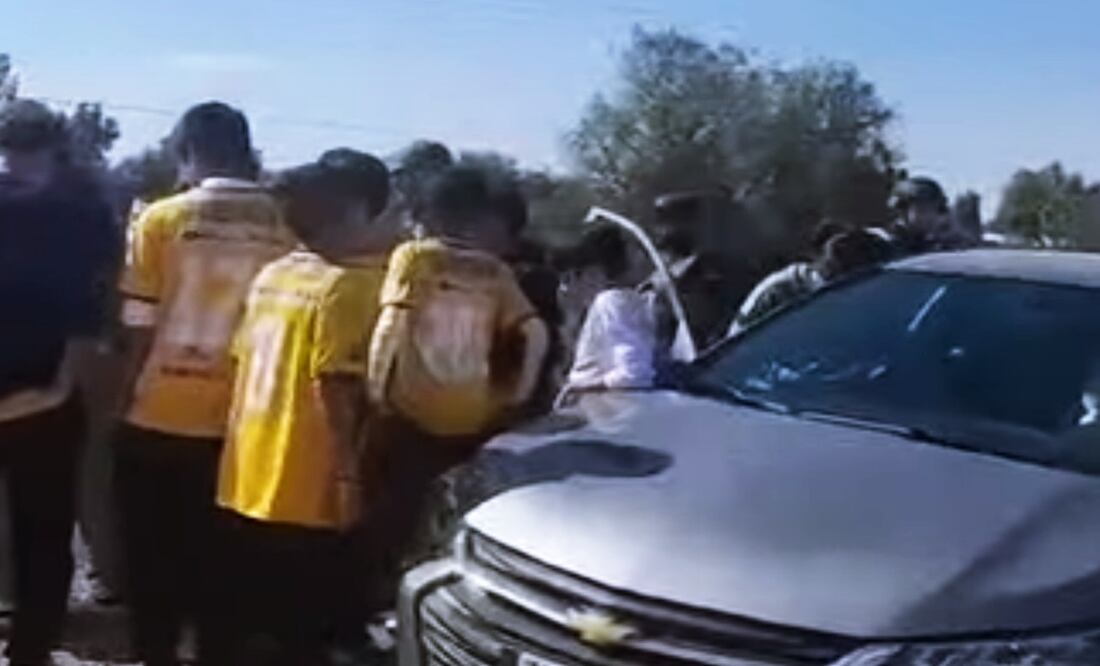 Niños futbolistas fueron secuestrados por varios sujetos armados, revela Fiscalía de SLP. Foto: Captura de pantalla