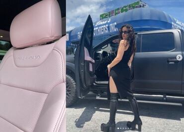 “La Rosalía” presume su nueva Ford Raptor totalmente personalizada