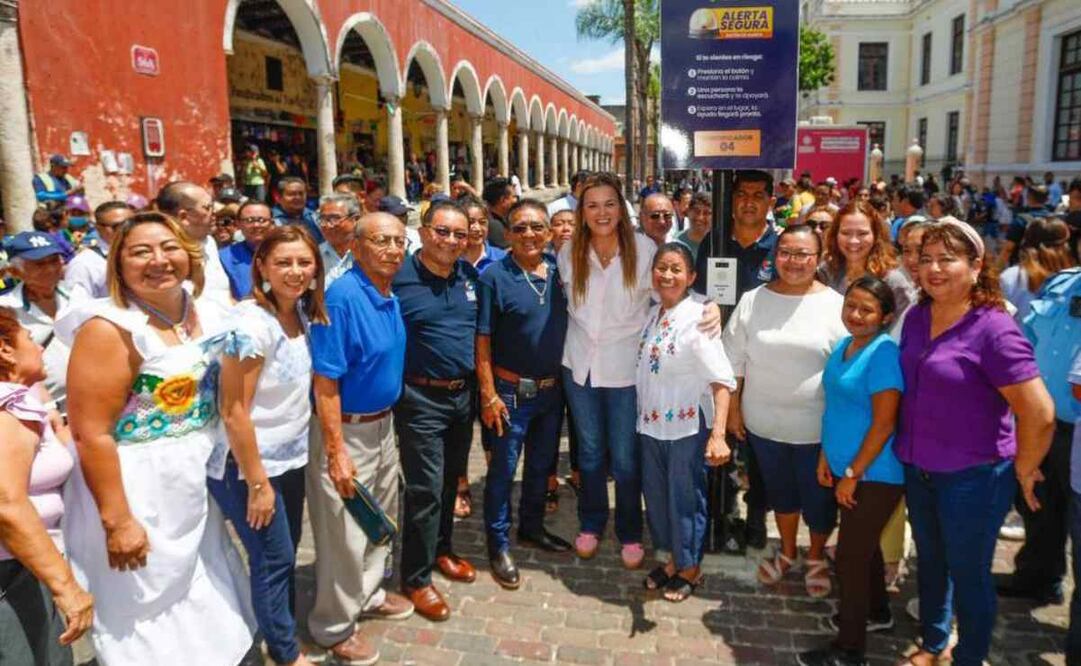 La presidenta municipal de Mérida, Yucatán, Cecilia Patrón Laviada, presenta el Operativo Verano Seguro / Foto: Especial