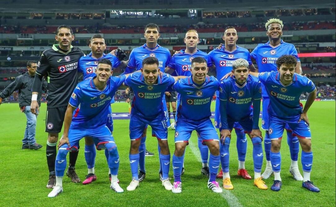 El equipo celeste que enfrentó a Tigres la jornada 5 del Clausura 2023 / Foto: Imago7