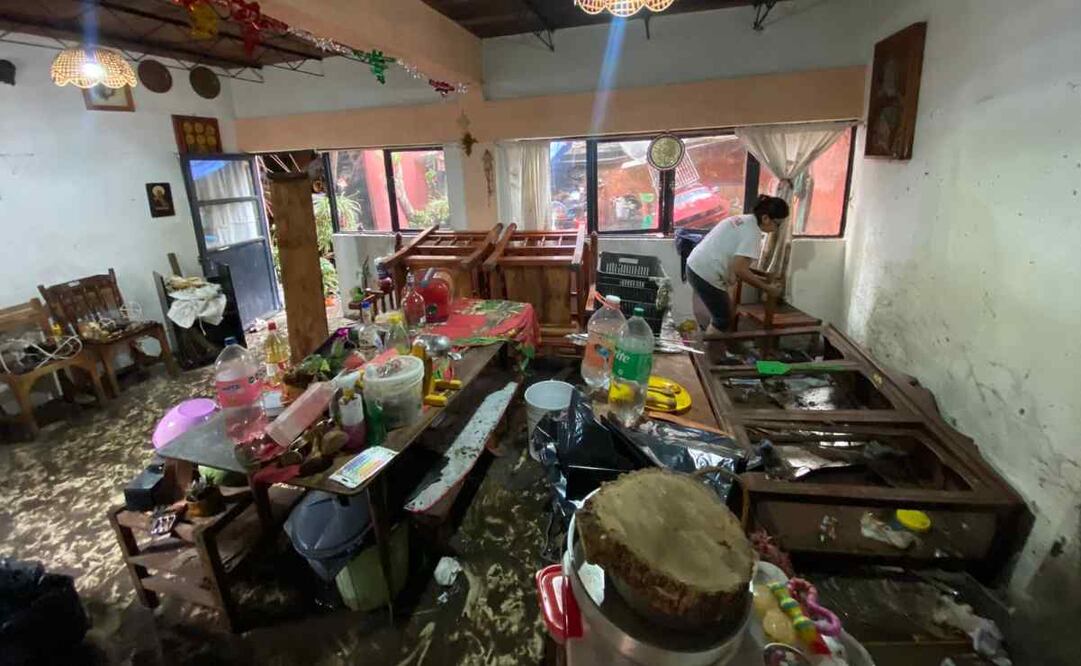 Con la activación de la alerta púrpura por las lluvias registradas al sur de la Ciudad de México se registraron anegaciones en diversas zonas de la zona centro de la alcaldía Tlalpan el 16 de septiembre de 2024. Foto: Juan Carlos Williams/EL UNIVERSAL