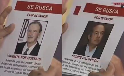 Venezuela distribuirá carteles de “se busca” contra Calderón, Fox y otros expresidentes; “son unos delincuentes”: Diosdado Cabello