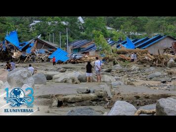 Inundaciones en Indonesia dejan más de 50 personas muertas