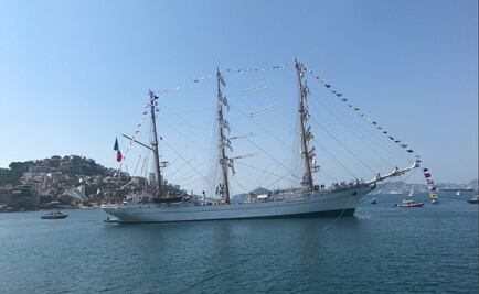Regresa a Acapulco Buque Escuela Cuauhtémoc