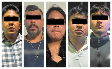 Detienen a cinco por extorsión en Iztapalapa; persecución termina con captura en taxi