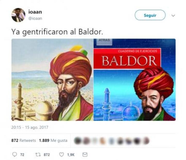 Al-Juarismi, el hombre en la portada de Baldor