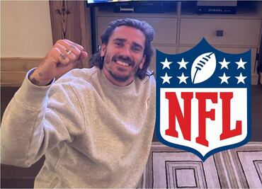 Antoine Griezmann presume ver la NFL en España; siguió atento el accionar de Patrick Mahomes