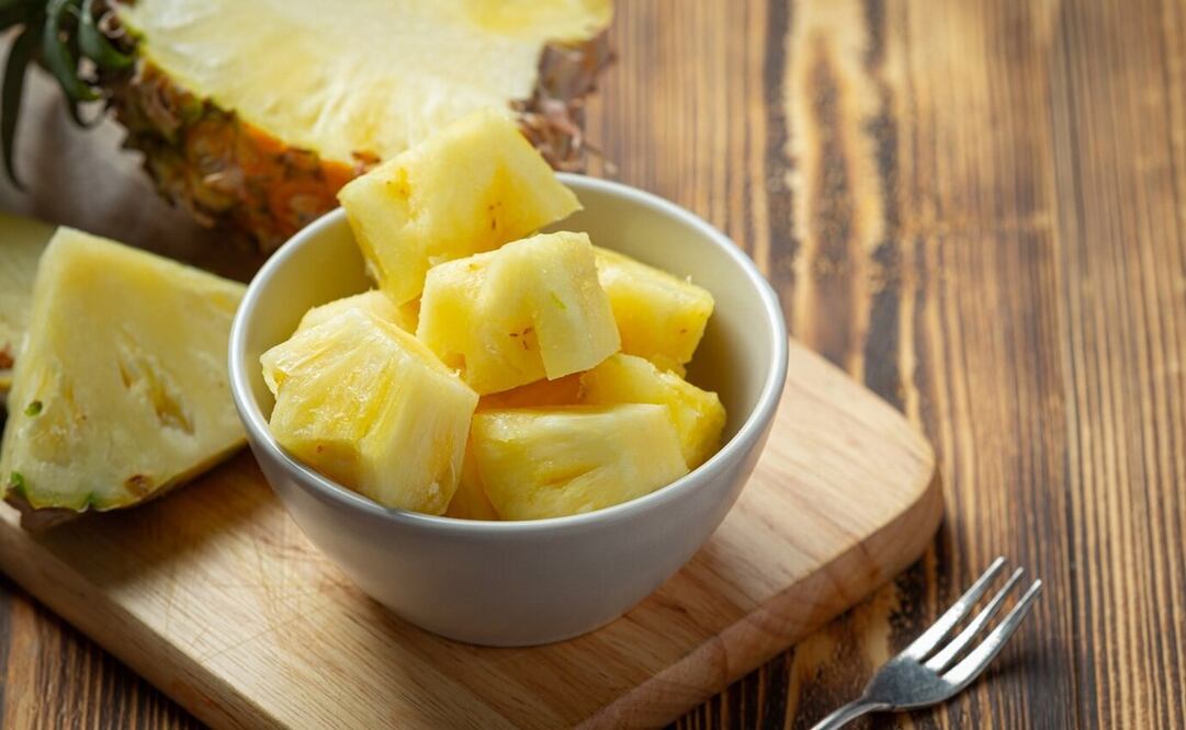 La piña destaca por su contenido de bromelina, enzima de origen vegetal. Foto: Freepik