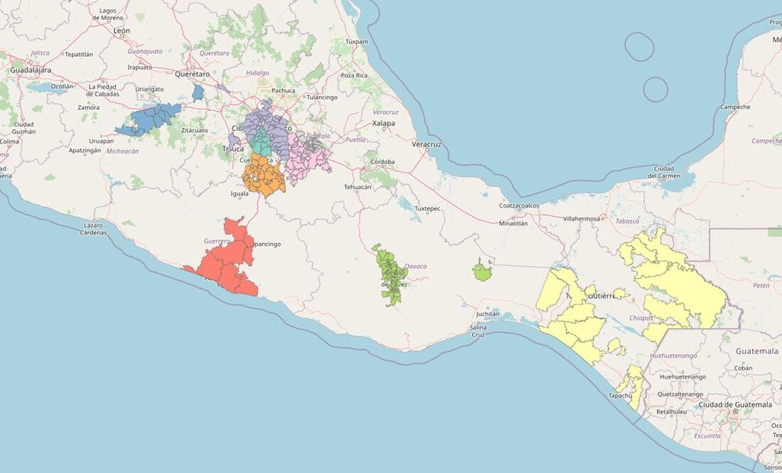 Mapa de estados y municipios en donde sonará la alerta sísmica el miércoles 19 de abril 2023