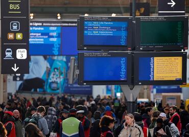 FOTOS: Hallazgo de bomba de Segunda Guerra Mundial paraliza trenes de París a Londres