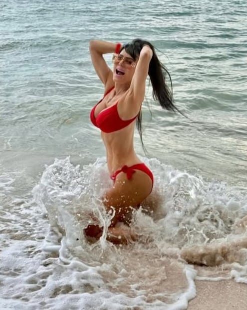 Maribel Guardia en bikini a los 66 años.