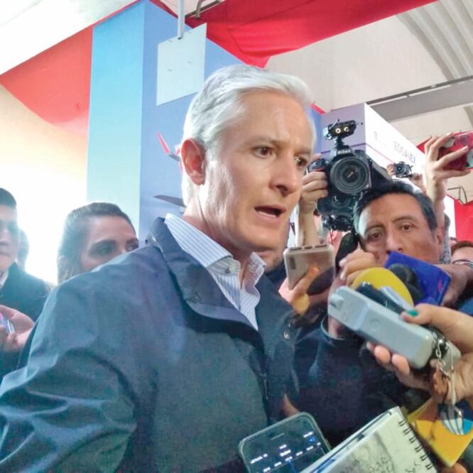 De la población, 87% vive en las tres zonas metropolitanas, las que enfrentan retos en movilidad, manejo de servicios y seguridad, dijo el gobernador Del Mazo. Foto: JORGE ALVARADO. EL UNIVERSAL