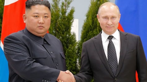 Kim Jong-un ofrece a Putin su apoyo total en la "guerra santa" contra Ucrania