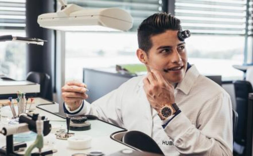 James Rodríguez: a Rusia 2018 con escala en Hublot
